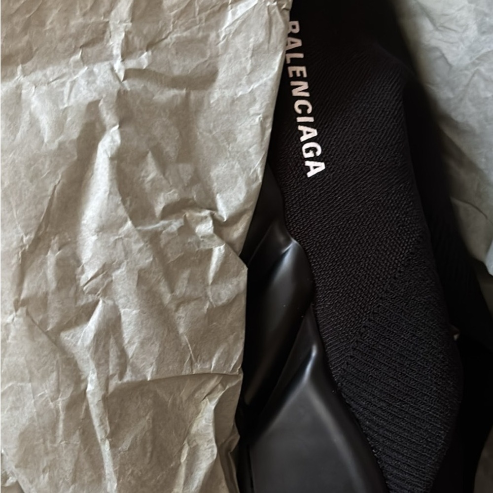 Balenciaga Black Sole with Logo